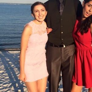 Light purple lace dress